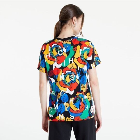 Adidas X Richi Mnisi Floral Art Tee Shirt Women's Size Medium M Designer Edition - Picture 5 of 10